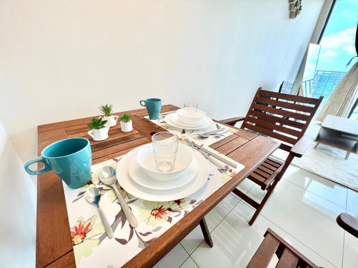 A 1-4 Pax Cozy Studio Tv Box Pool 100Mps Wifi 3 Bed Trefoil Setia Alam Eksteriør billede